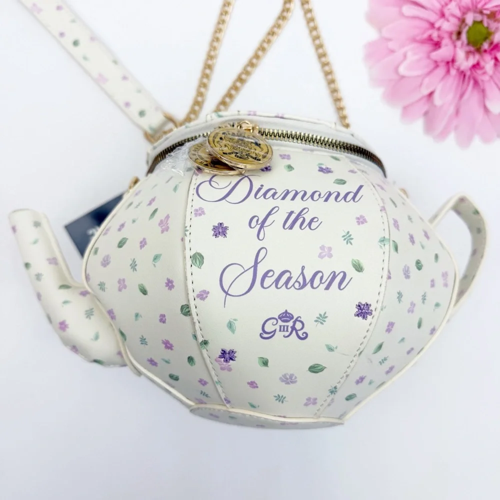 Bridgerton X Her Universe X Hot Topic Teapot Crossbody Bag - Picture 4 of 16